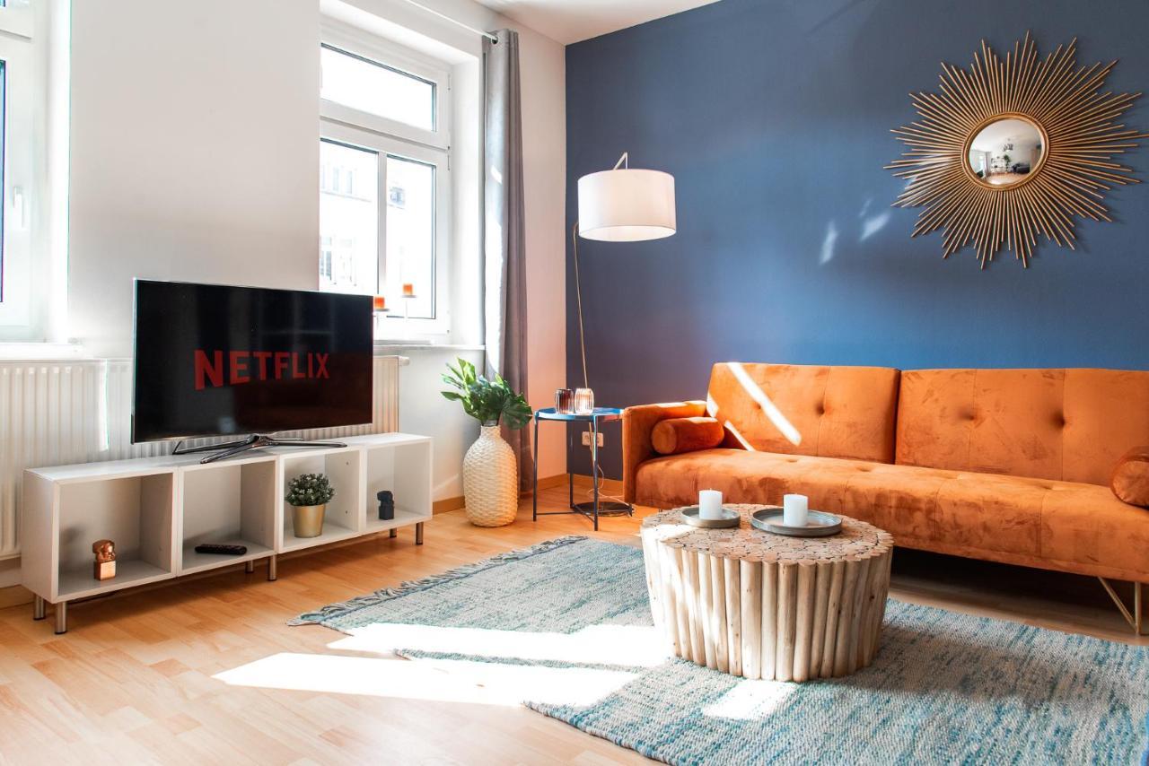Stilvolles Apartment - Balkon, Netflix, Nespresso, Zentral, Messe Chemnitz Eksteriør billede