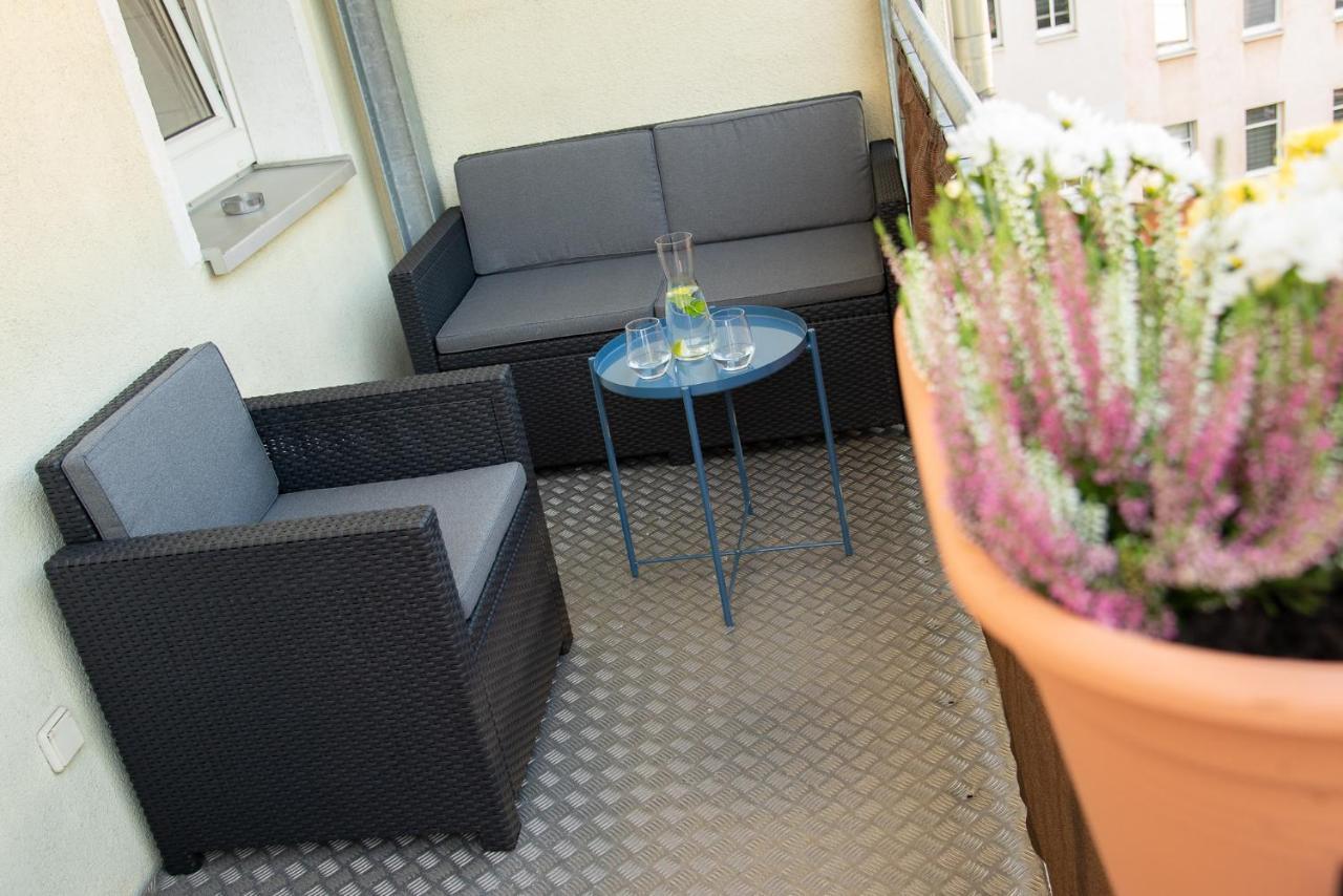 Stilvolles Apartment - Balkon, Netflix, Nespresso, Zentral, Messe Chemnitz Eksteriør billede